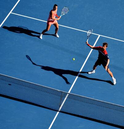 Tennis, Gajdisoca und Ebdon siegen im Mixed Finale der Australian Open
