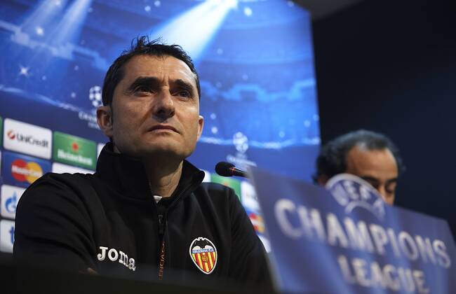 Fussball, Champions League, Pressekonferenz FC Valencia