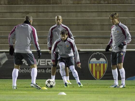 Fussball, Champions League, Training FC Valencia