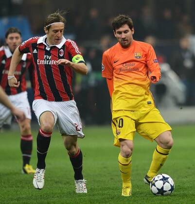 Fussball, Champions League, FC Barcelona - AC Mailand
