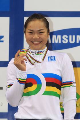 Track cycling world championships in Minsk, time trial, Wai Sze Lee wins ahead of Miriam Welte