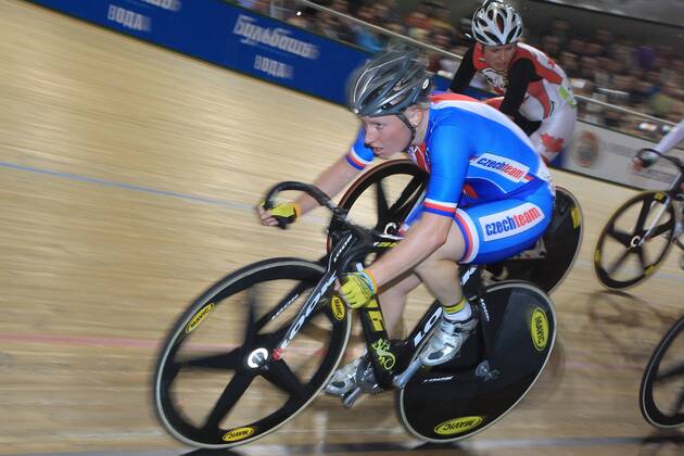 Track cycling, World Championships, Jarmila Machacova wins the points race