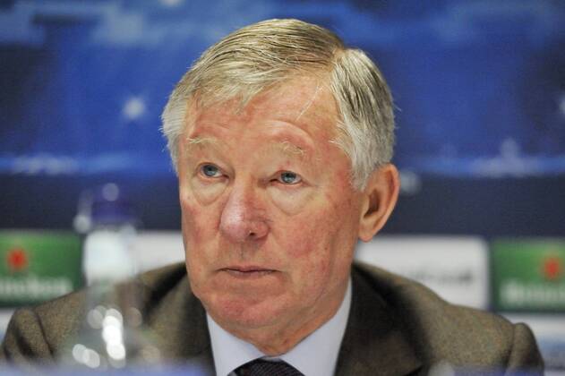 Fussball, Champions League, Pressekonferenz Manchester United