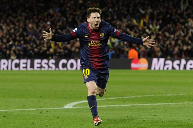 Fussball, Champions League, FC Barcelona - AC Mailand