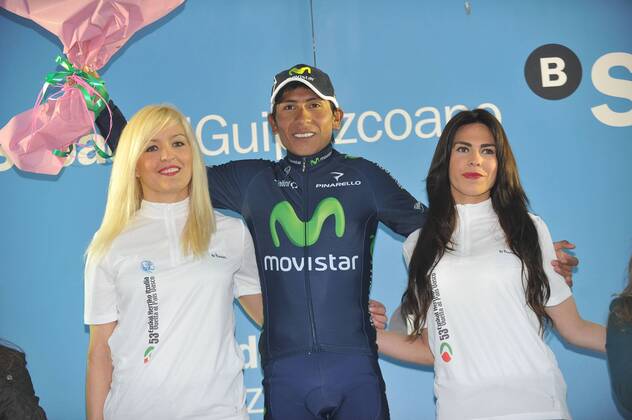 Cycling, Nairo Quintana wins 4th stage of Tour of the Basque Country