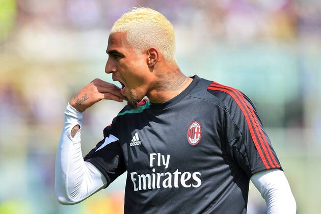 Football, Italy, Mario Balotelli and Kevin Prince Boateng are now both blonde