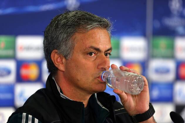 Fussball, Champions League, Real Madrid PK mit Trainer Jose Mourinho