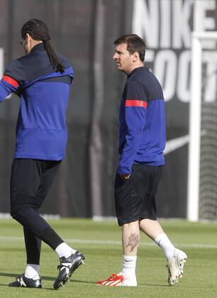 Fussball, Champions League, Training FC Barcelona