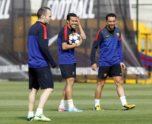 Fussball, Champions League, Training FC Barcelona