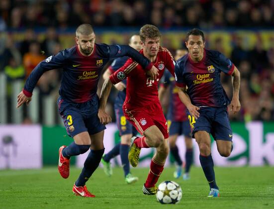 Fußball, Champions League, Historie, 2012-2013, FC Barcelona - Bayern München 0:3