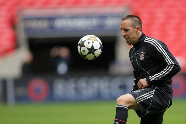 Fussball, Champions League, Abschlusstraining Bayern Muenchen