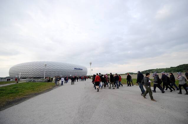Fussball, Champions League Finale, Public Viewing in der Allianz Arena