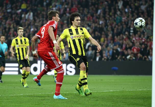 Fussball, Champions League Finale, Mario Mandzukic trifft zum 1:0