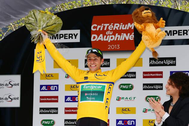 Cycling, Criterium du Dauphine, David Veilleux wins first stage