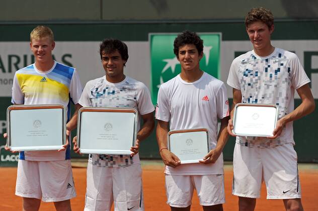 Tennis, French Open, Kyle Edmund und Frederico Ferreira Silva gewinnen Doppel der Junioren