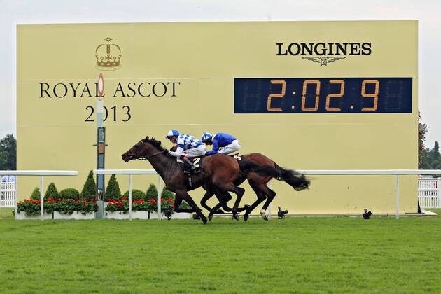 Equestrian sport, Jockey James Doyle wins the Prince of Wales Stakes at Ascot on Al Kazeem
