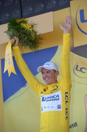 Cycling, Tour de France, stage 4, Team Orica Greenedge wins the team time trial