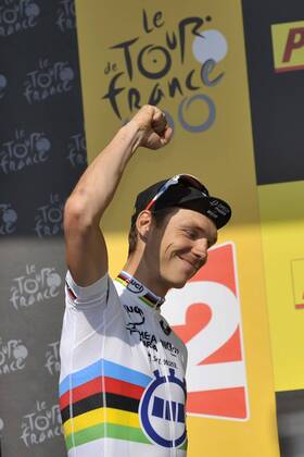 Cycling, Tour de France, Tony Martin wins the individual time trial of the 11th stage