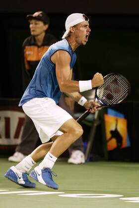 Tennis, Australian Open, Halbfinale Herren, Lleyton Hewitt besiegt Andy Roddick