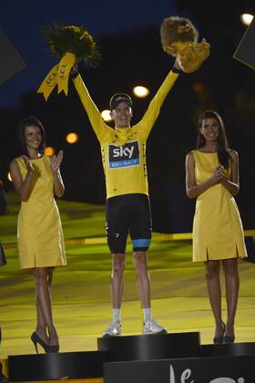 Radsport, Tour de France, Siegerehrung - Gesamtsieger Froome