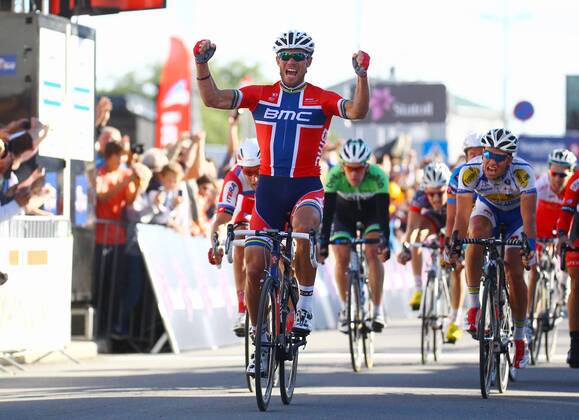 Cycling, Artic Race, 2nd stage, Hushovd takes stage win and overall lead