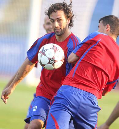 Fussball, Training FC Basel vor UEFA Champions League Play-Off gegen PFC Ludogorets
