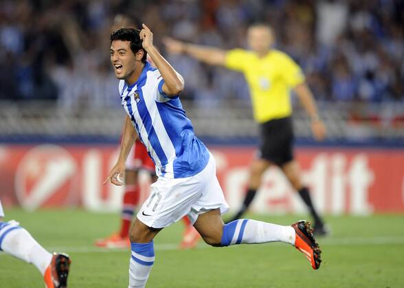 Fussball, Champions League Quali, Real Sociedad - Olympique Lyon