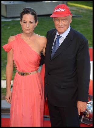 Motorsport, celebrity guests at the premiere of the film Rush