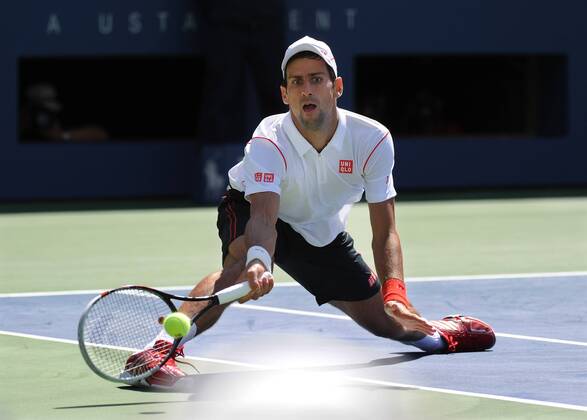 Tennis, US Open, Halbfinale, Novak Djokovic - Stanislas Wawrinka