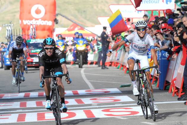 Cycling, Vuelta, Warren Barguil wins the 16th stage