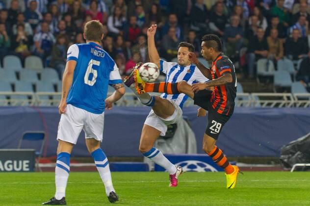 Fussball, Champions League, Real Sociedad San Sebastian - Shakhtar Donetsk