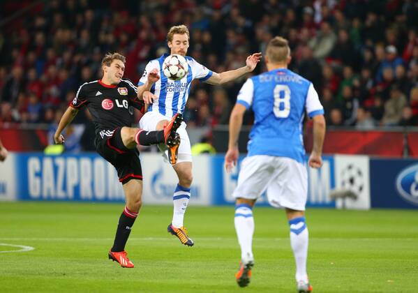 Fussball, Champions League, Bayer Leverkusen - Real Sociedad San Sebastian