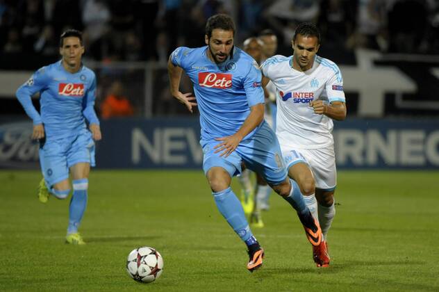 Fussball, Champions League, Olympique Marseille - SSC Neapel