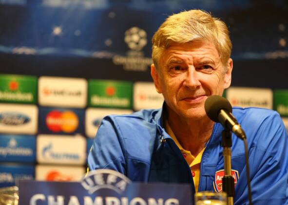 Fussball, Champions League, Arsenal London - Pressekonferenz