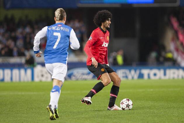 Fussball, Champions League, Real Sociedad San Sebastian - Manchester United