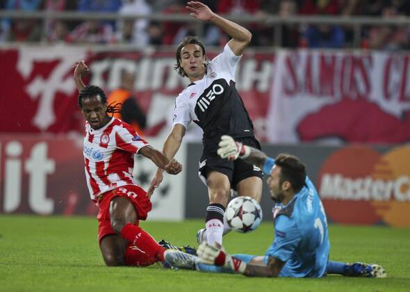 Fussball, Champions League, Olympiakos Piraeus - Benfica Lissabon