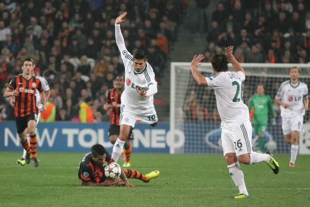 Fussball, Champions League, Shakhtar Donetsk - Bayer Leverkusen
