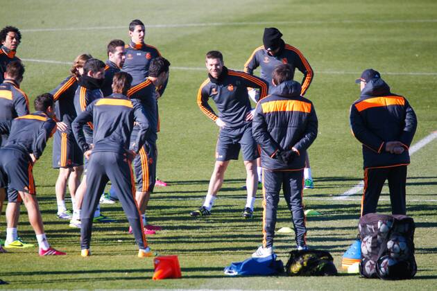 Fussball, Champions League, Training Real Madrid