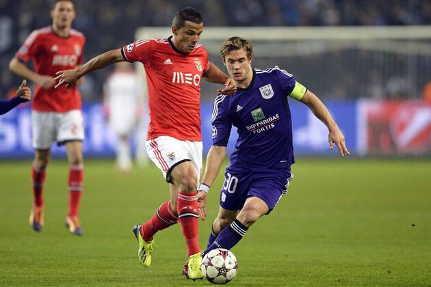 Fussball, Champions League, RSC Anderlecht - Benfica Lissabon