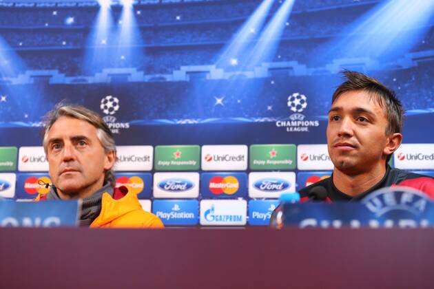 Fussball, Champions League, Galatasaray Istanbul - PK und Training