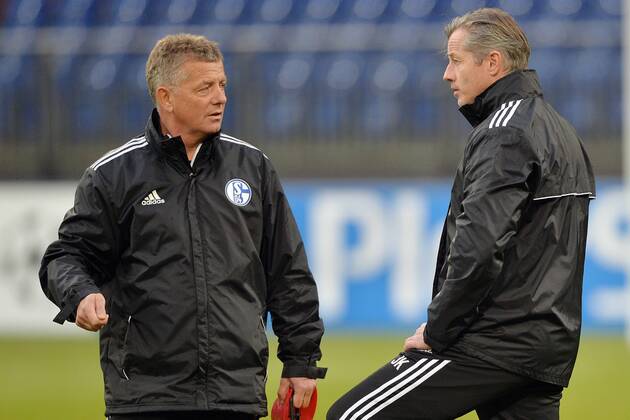 Fussball, Champions League, FC Schalke 04 - Training