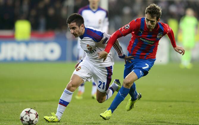 Fussball, Champions League, Viktoria Pilsen - CSKA Moskau