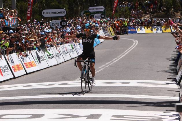 Cycling, Tour Down Under, Richie Porte wins stage 5