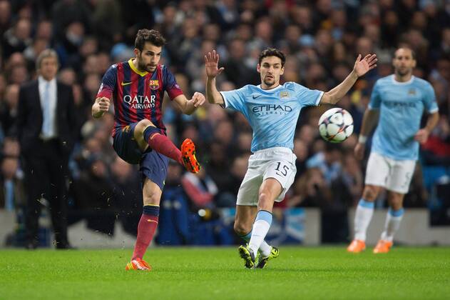 Fussball, Champions League, Manchester City - FC Barcelona