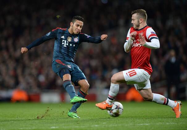 Fussball, Champions League, FC Arsenal - Bayern Muenchen