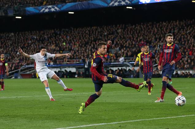 Fussball, Champions League, FC Barcelona - Manchester City
