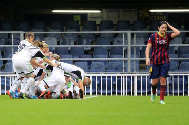 Frauenfussball, Champions League, FC Barcelona - VfL Wolfsburg
