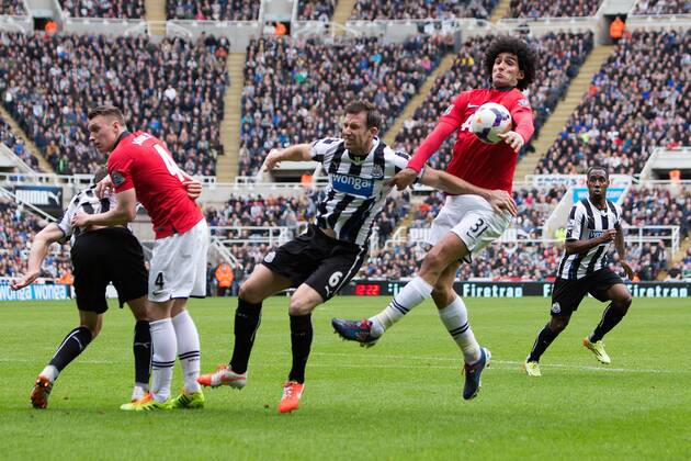 Fussball, England Premier League, Newcastle United - Manchester United