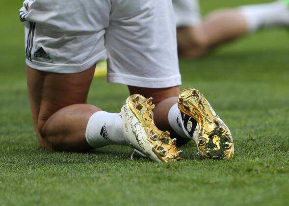 Fussball, Champions League, Cristiano Ronaldos goldene Sohlen