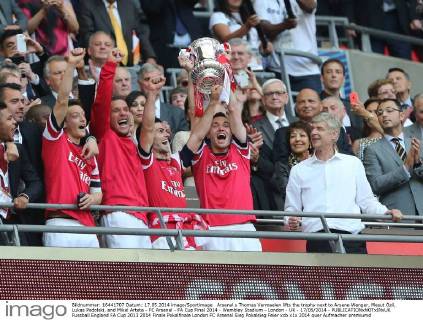 Fussball, England, Arsenal London gewinnt den FA Cup